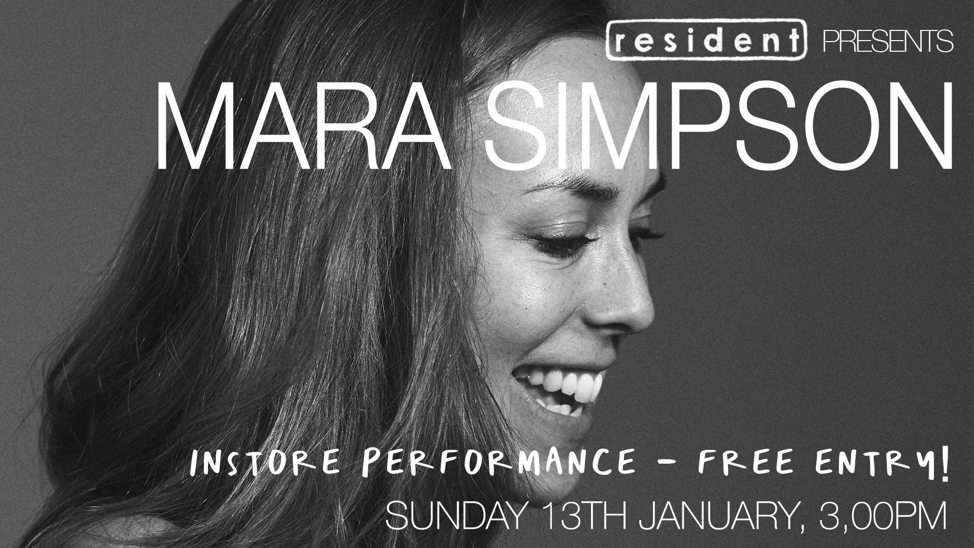 Catch Mara Simpson at RESIDENT this Sunday or ROUGH TRADE WEST next Tuesday!