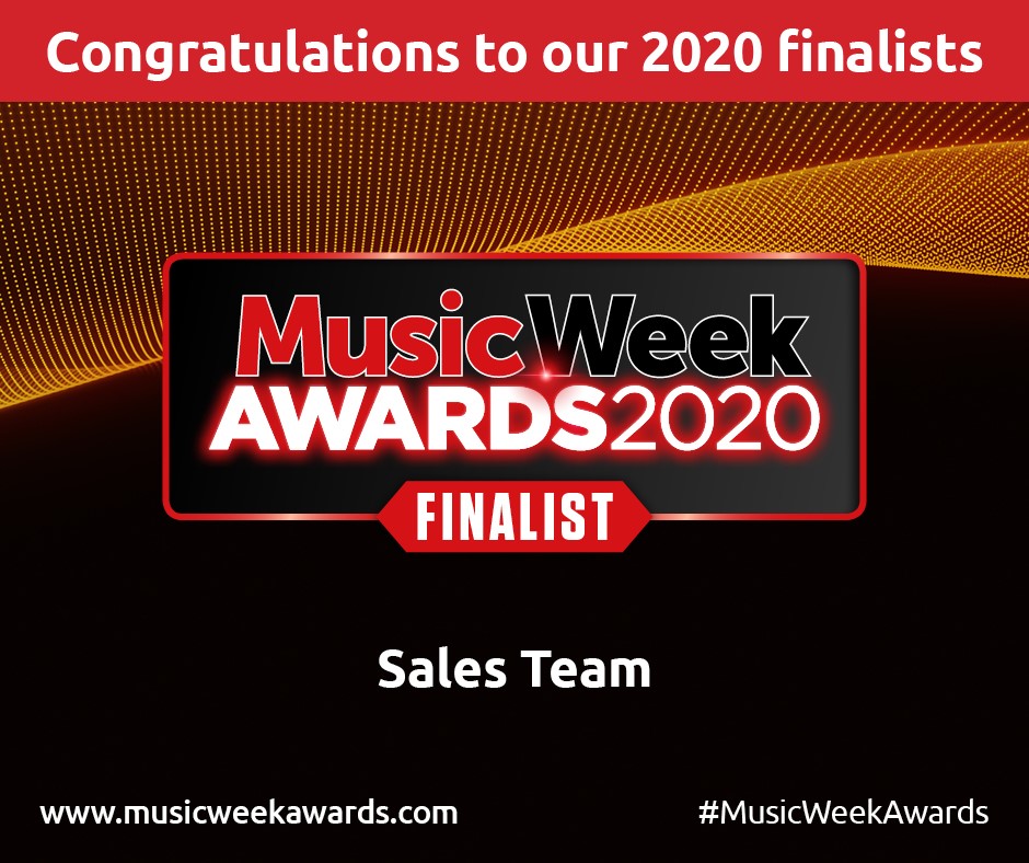 ROM SHORLISTED FOR TOP ‘SALES TEAM’ AT THE MUSIC WEEK AWARDS 2020