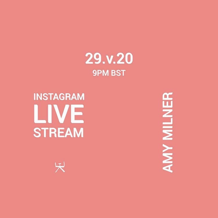 GIG OF THE WEEK//AMY MILNER – INSTAGRAM LIVE STREAM 29.05.20 9pm BST