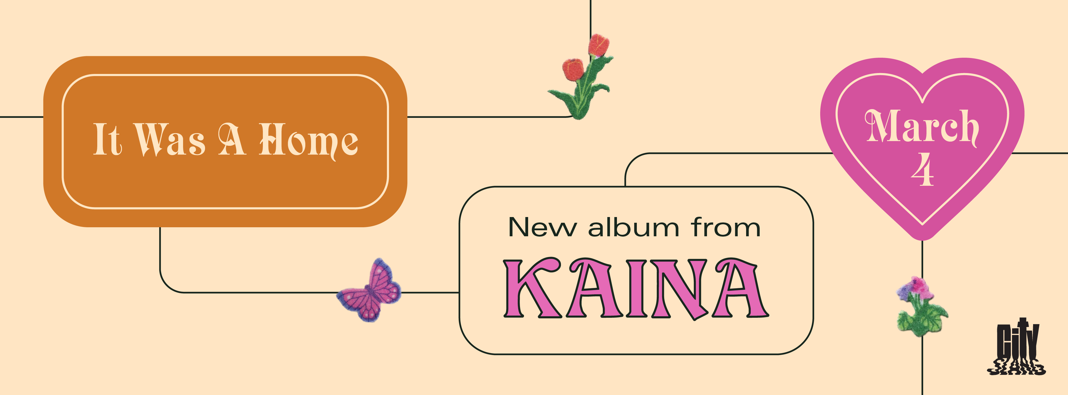 ALBUM ANNOUNCEMENT // Kaina – It Was A Home
