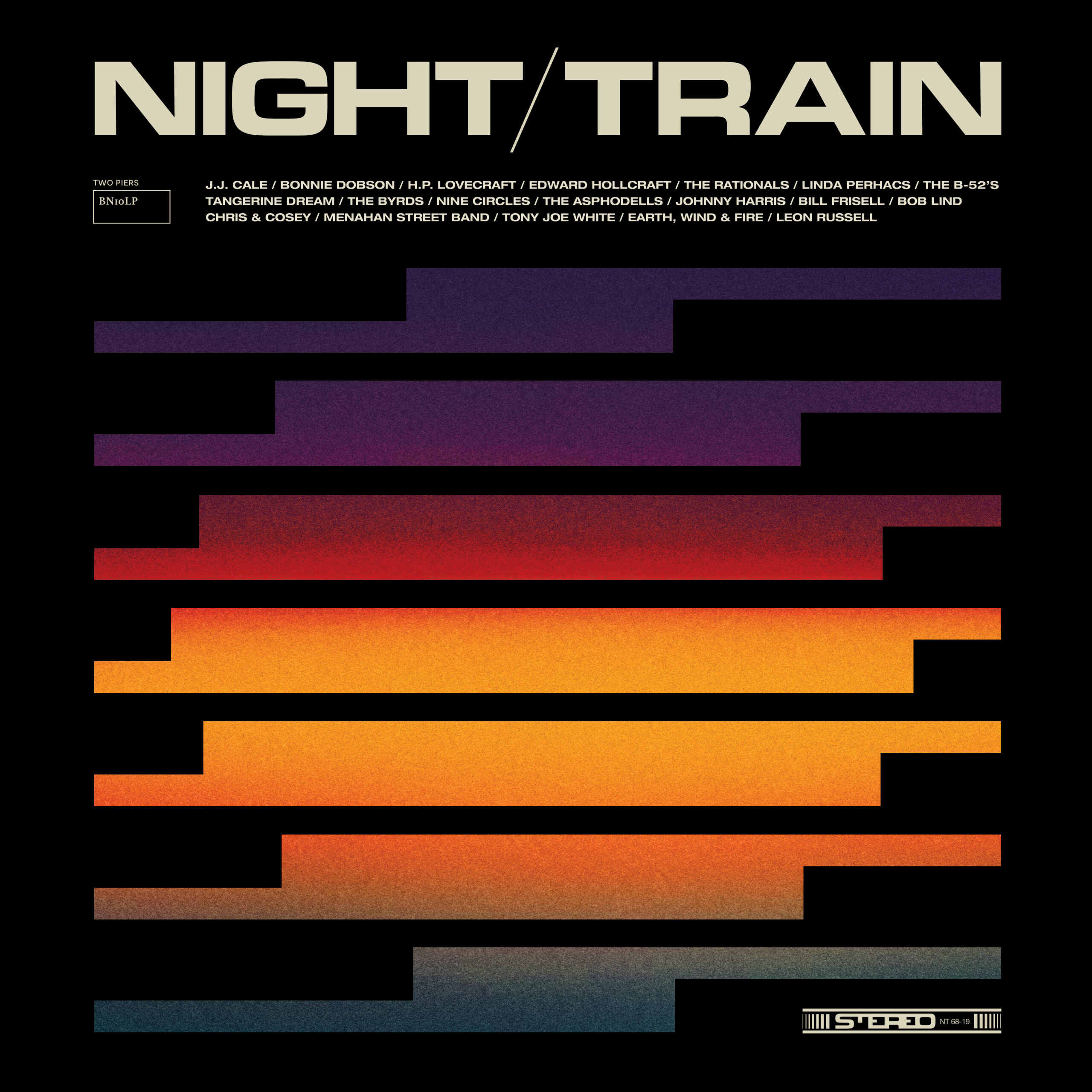 VARIOUS ARTISTS – NIGHT TRAIN: TRANSCONTINENTAL LANDSCAPES 1968-2019